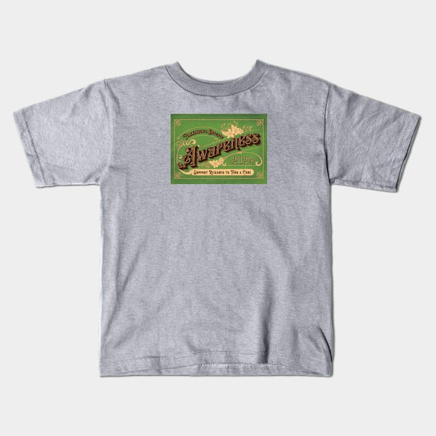 Parkinson's Awareness Vintage 2024 Kids T-Shirt by YOPD Artist